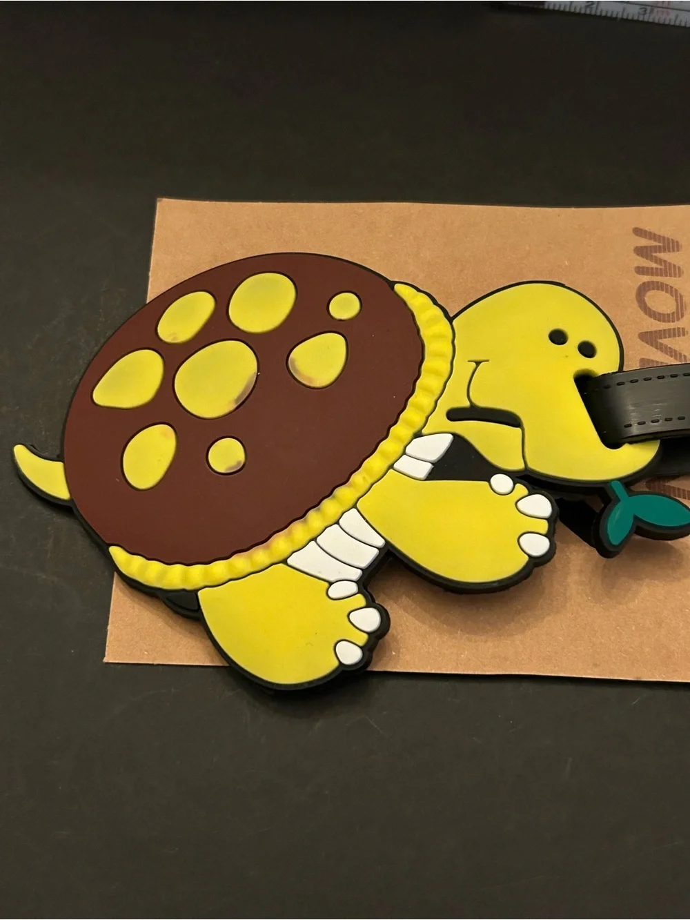 Kids Turtle 🐢 Shaped Travel Luggage Bag Case Tag with ID Window Silicone NWT